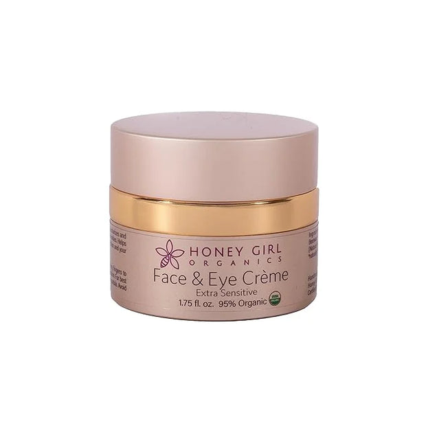 Honey Girl Organics Extra Sensitive Face and Eye Creme, 1.75 Fluid Ounce - Product Image
