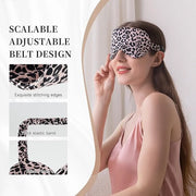 THXSILK Sleep Mask 100% 19 Momme Pure Mulberry Silk Super Smooth Cooling Decorative Sleep Eye Mask Blackout Eye Cover with...