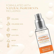 Vitamin C and Collagen Beauty Value Set - Serum, Moisturizer, Under Eye Pads & Face Sheet Masks - Product Image