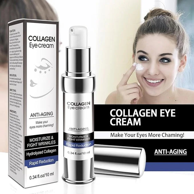 Eye Cream, Collagen Eye Stick,Under Eye Cream Anti Aging, Moisturizing Eye Balm Reduces Wrinkles Fine Lines Dark Circles, ...