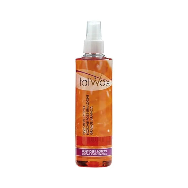Italwax After Wax Care Lotion - 250ml / 8.45fl.oz - Natural vegetable oil - Orange - Moisturizing and removing waxing resi...