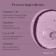MEDIX Body & Face Moisturizer 20% Vitamin F Oil Body Booster & Face Serum | Concentrated Vitamin F + Vitamin E Oil Skin Ca...