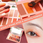 Vegan Eyeshadow Palette ONLYBETTER High Pigmented Brown Eyeshadow