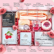 Luxury Spa Gift Set for Women - 9 Piece Self Care Package with Full Size Products, Plant-Based Superfoods, Minerals & Vita...