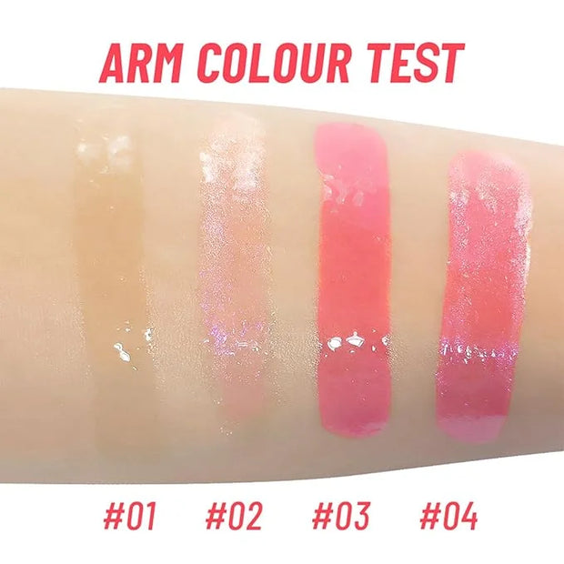Magic Color Changing Moisturizing Lip Glow Oil,Plumping Glitter Magic
