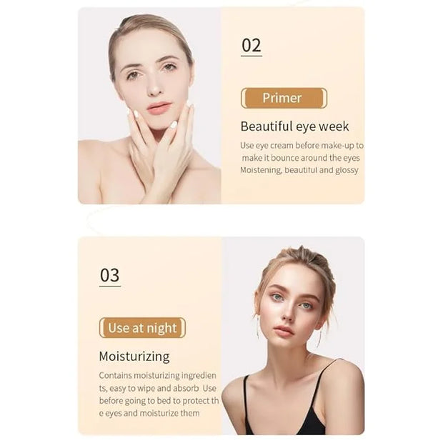 BIOAQUA Rice Raw Pulp Under-Eye Cream Rice Extract Moisturizing Smooth Nourishing Under-Eye Skin 20g / 0.7oz - Product Image