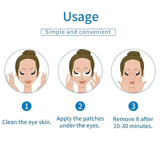 tigerty Under Eye Patchs Eye Mask for eye fatigue Dark Circles and Puffiness Wrinkle Eye Bags lighten crow's feet 5 Pairs ...