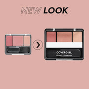 COVERGIRL Instant Cheekbones Contouring Blush Palette - Peach Perfection, Lightweight, Blendable, Natural Radiance, Sweeps...