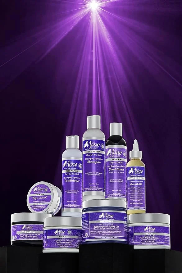 The Mane Choice The Alpha Easy On The Curls Hydration Curly Hair Conditioner, Nourishing Detangling Conditioner Enriched w...