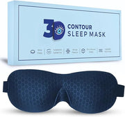 3D Contoured Eye Mask for Sleeping | Sleep Mask for Side Sleepers | Eyelash Extensions with Velcro Closure | Shade Cover |...