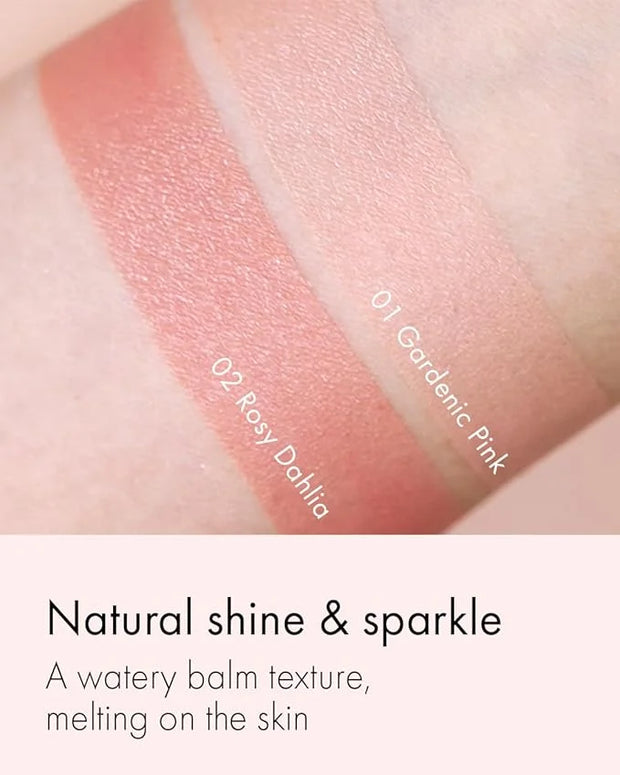 VIDIVICI Millennial Glow Cream Blush 01 Gardenic Pink - Creamy Face Cheek Blusher for Smooth & Silky Skin - Soft Satin Fin...