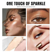 Eyeshadow Stick, Eye Brightener Stick Shimmer Smooth Cream Eyeliner Pencil Long Lasting Waterproof Glitter Highlighter Eye...