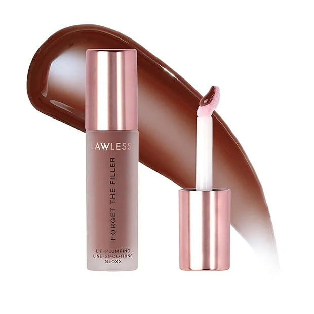 Women's Forget The Filler Lip Plumper Line Gloss, Maple Sugar, Brown, 0.11 Fl Oz (Pack of 1) - Product Image