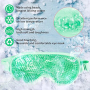 Cooling eye mask with gel