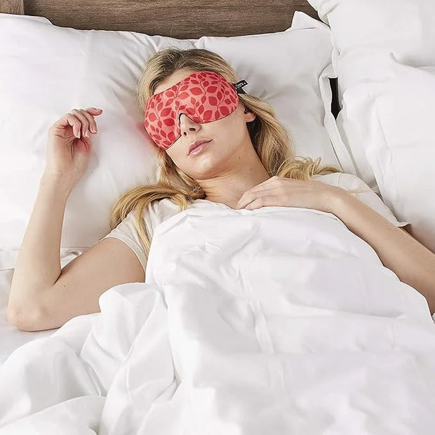 Bucky 40 Blinks No Pressure Eye Mask for Travel & Sleep, Hibiscus Leaf, One Size - Product Image