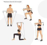 2pcs Silver Portable Restore Spreader Bar with 4pcs - Product Image