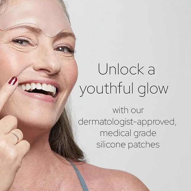 SiO Beauty BrowLift - Wrinkle-Smoothing, Medical-Grade Silicone Patches for Fine Lines on Forehead - Reusable Up to 10x - ...