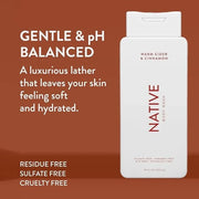 Native Body Wash for Men & Women, Seasonal | Sulfate, Paraben, and Dye Free, with Naturally Derived Clean Ingredients Leav...