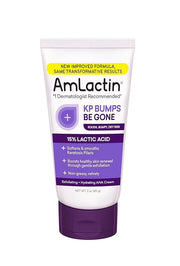 AmLactin KP Bumps Be Gone - 3 oz Keratosis Pilaris Moisturizing Cream with 15% Lactic Acid - Exfoliator and Moisturizer fo...