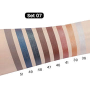 Kaely 8Pcs Cream Eye Shadow Brightener Sticks Set for Eyes,Shimmer Matte Pencil Eyeshadow Applicator Stick Palette,Hallowe...