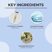 Dr. Sheth's Ceramide & Vitamin C Oil-Free Face Moisturizer | Enhances Glow & Strengthens Skin Barrier | Deeply Hydrates | ...