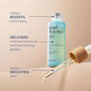 Kind Science Deluxe Kit - Skin Care by Ellen DeGeneres Full Size 5pc Set with Hydration Cream, Firming Serum, Radiance Oil...