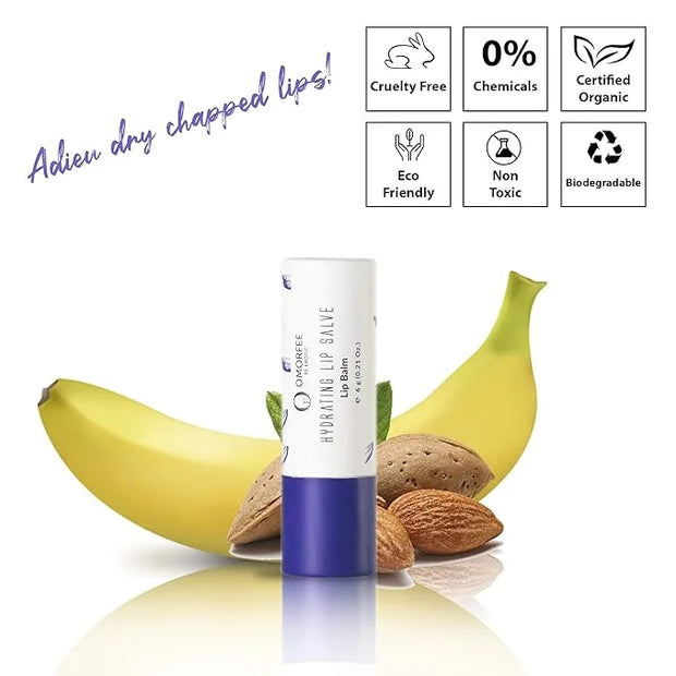 OMORFEE 100% Organic Hydrating LipStick, Lip Oz