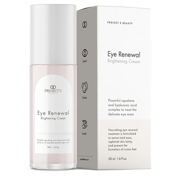 Project E Beauty Eye Renewal Brightening Cream Advanced Anti-Aging Under Eye Cream | Visibly Reduces Wrinkles, Puffiness &...