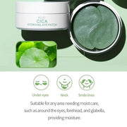 TENZERO Relief Cica Hydrogel Eye Patch (60 pairs, 90g), Centella Treatments for Puffy Eye, Fine Lines, Soothing, Eye Puffi...