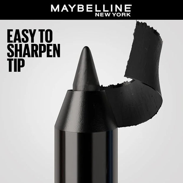 MAYBELLINE New York Tattoo Studio Long-Lasting Sharpenable Eyeliner Pencil, Glide on Smooth Gel Pigments with 36 Hour Wear...