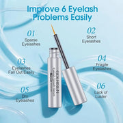 Eyelash Growth Serum, Advanced Lash Serum For Eyelash Growth with Myristoyl Pentapeptide-4 Lash Enhancing Serums For Thick...