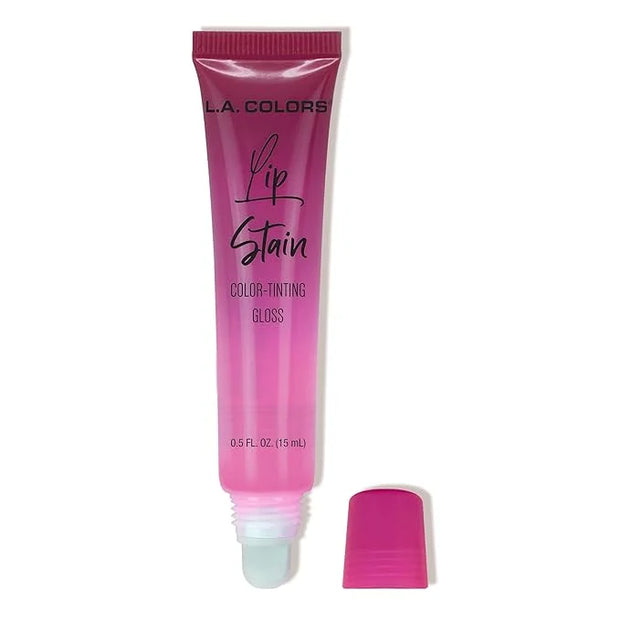 L.A. COLORS Lip Stain Color Tinting Gloss, Raspberry Rush CLG437 - Product Image