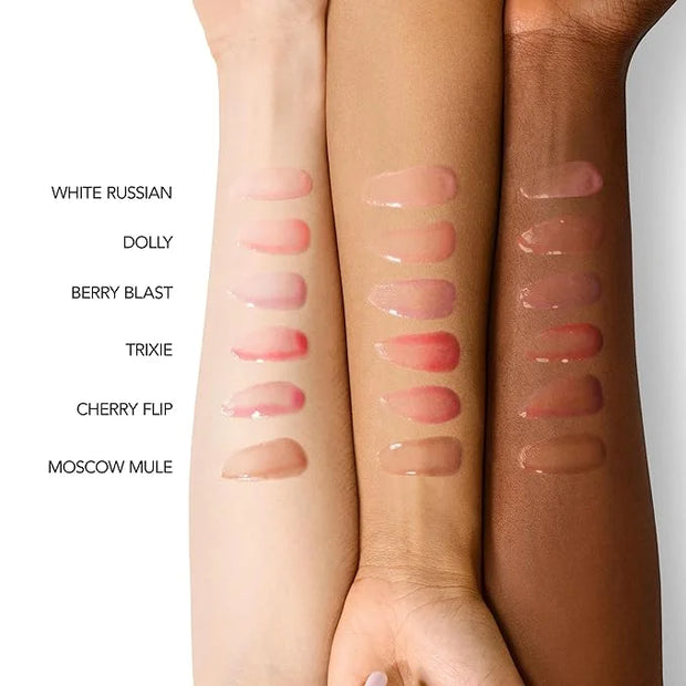 Buxom Full On Glossy Lip Oil in Berry Blast Power Line Plumping Lip Liner in Powerful Plum - Product Image