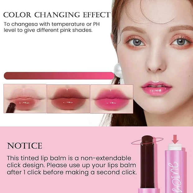 DAGEDA Tinted Lip Balm, Moisturizing Magic Non-Greasy,
