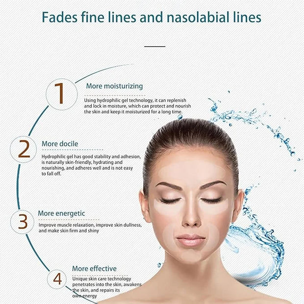VolksRose Face & Chest Wrinkle Patches, Reusable Silicone Patches for Brow Lift, Wrinkle Smoothers, Cleavage - Overnight A...