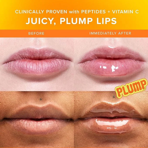 Farmacy Peptide Lip Balm - Lip Smoothie Hydrating Lip Balm with Vitamin C to Visibly Plump + Smooth Lip Lines - Nourishing...