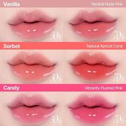 3D Voluming Gloss 70% (Rich) | Lychee 70% | High Shine, Non-Sticky Lip Gloss for Makeup | Long-Lasting, Moisturizing Gel F...