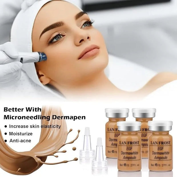 BB Facial Glow Serum Starter Kit Hyaluronic Acid Essence Foundation Skin Care Kit 0.27oz 12 Vials, Combined With Niacinami...