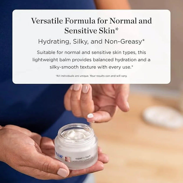 Beverly Hills MD Tight + Taut Ageless Complex – Anti-Aging Face Cream, Hydrating Cream with Peptides and Botanical Extract...