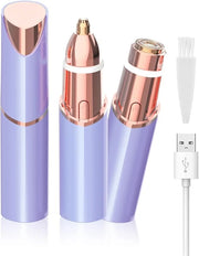 Facial Hair Remover and Eyebrow Trimmer - 2 in 1 Facial Hair Removal Epilators for Women - Rechargeable Travel Face Hair R...