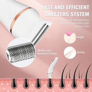 Electric Shavers for Women, 4 in 1 Hair Removal Kit with Epilator Bikini Trimmer Face Razor Body Brush Face Massager Foot ...