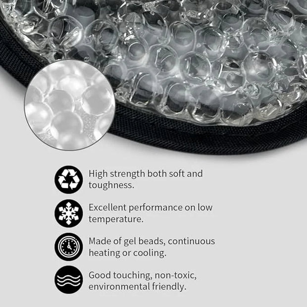 Cooling Eye Mask, Gel Eye Mask Hot Cold Use, Cold Eye Mask for Puffy Eyes, Dry Eyes, Headaches, Migraines, Sinus, Dark Cir...