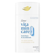 Dove VitaminCare+ Deodorant Stick Fresh Linen & Sea Mineral Aluminum Free 2.6 oz - Product Image