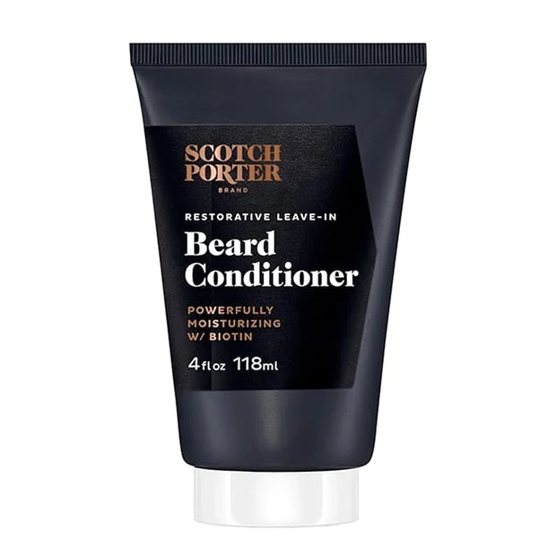 Scotch Porter Restorative Leave-In Beard Conditioner – Deep Conditioning Softener with Lightweight Feel, Reduces Frizz & P...