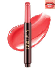 Hydrating Shimmer Lipstick,Moisturizing Jelly Lip Gloss,Shine Dew Red Lipstick Pen, Long Lasting Waterproof Tint Lip Balm ...