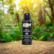 SLAM WoodsMan & BeachMan Bundle - Men's Scented Sunscreen, Sunscreen Spray, Water Resistant Sunscreen, Paraben Free, Broad...