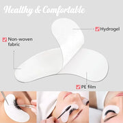 GreenLife 100 pairs 100% Naturel Eyelash Extension Under Eye Gel Pads patches kit Collagen with Aloe Vera Hydrogel Eye Pat...
