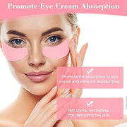 Under Eye Patches, Reusable Under Wrinkle Silicone Mask Pink, Plump Fine Lines & Wrinkles with Metal Eye Cream Applicator,...