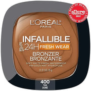 L'Oreal Paris Infallible Up to 24H Fresh Wear Soft Matte Longwear Bronzer. Waterproof, heatproof, Transfer, humidity and s...