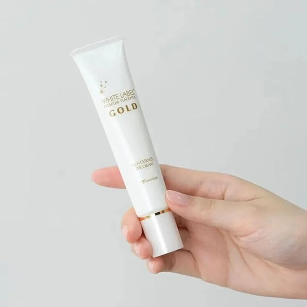 White Label Premium Placenta Gold Eye Cream 25g – Rich Moisturizing Cream With Placenta, Arginine and Light-Diffusing Ingr...